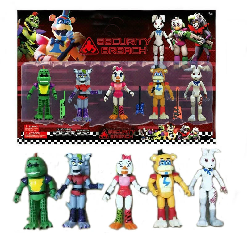 Экшн-фигурка FNAF кукла Бонни Фокси Фредди фазбер 5 дюймов подарок для детей на день