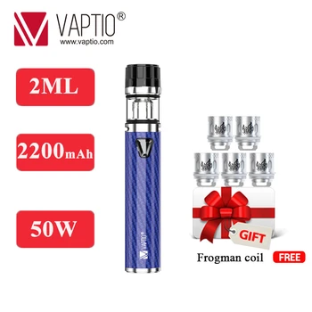 

UK shipping!! electronic cigarette Vape 2200mAh 50W Vaptio Solo F2 kit with 2.0ml Atomizer capacity built in battery starter kit