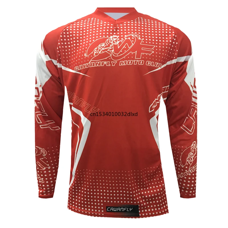 Men Long Sleeve Cycling Jersey MTB Downhill Shirt Motocross Bike Riding Clothing 