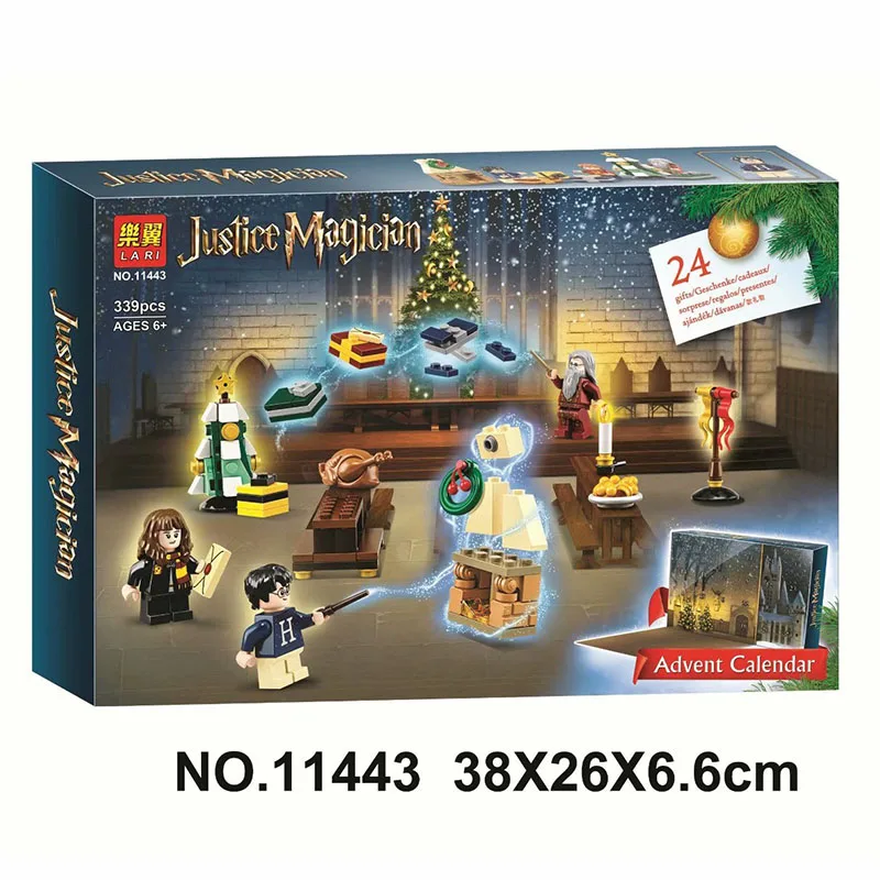 

41382 Star Wars Legoinglys friends11443 Potter Movie Advent Calendar Building Blocks Kids Toys Christmas gift 75964 60235 75245