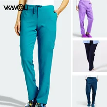 Vkamoli унисекс медицинская хирургическая работа брюки доктор медсестры скрабы брюки Униформа стоматологическая медицинская скраб брюки Спа Уход скраб брюки