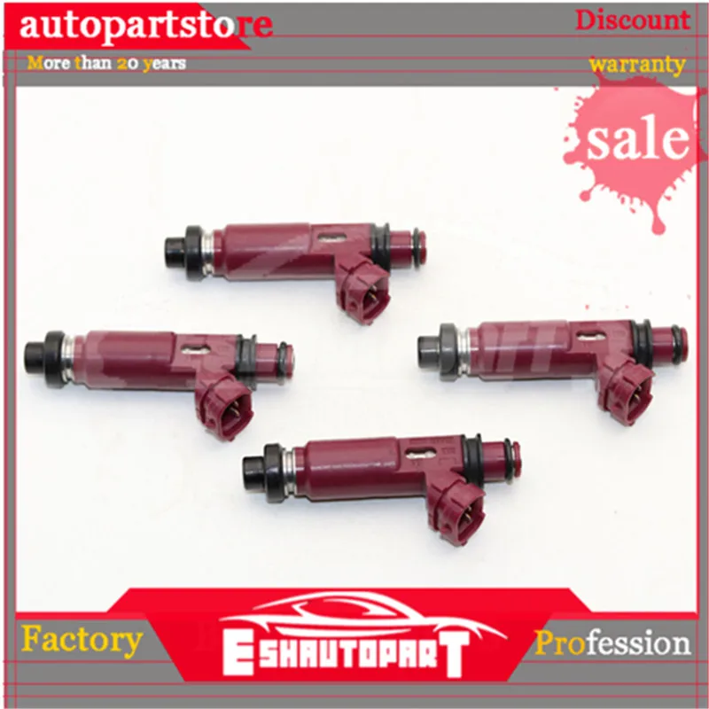 4 шт сопла форсунки 195500-3310 для Мазда Miata 1999-2000 1.8L-L4 1955003310 BP4W-13-250 FJ584 842-12201 M666 4G1402