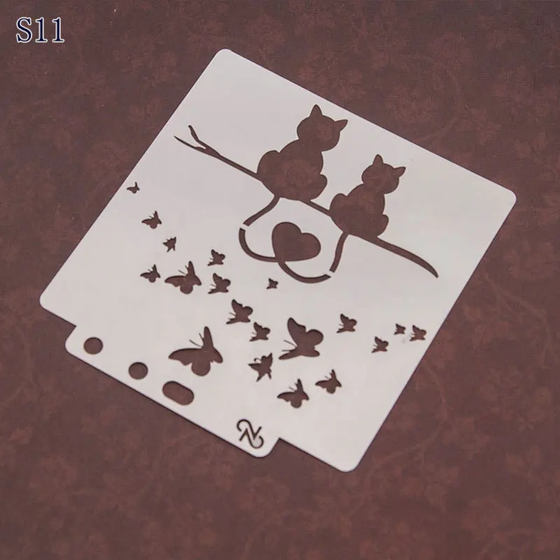 Draw Decorative Ruler print Spray Painting Stencil for Coffee Baking Cake Spraying Tools Scrapnook DecorationTemplate Mold - Image 6