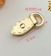 diy handwork bag Luggage Accessories Clasp hook buckle light gold 6pcs/lot - Цвет: Золотой свет