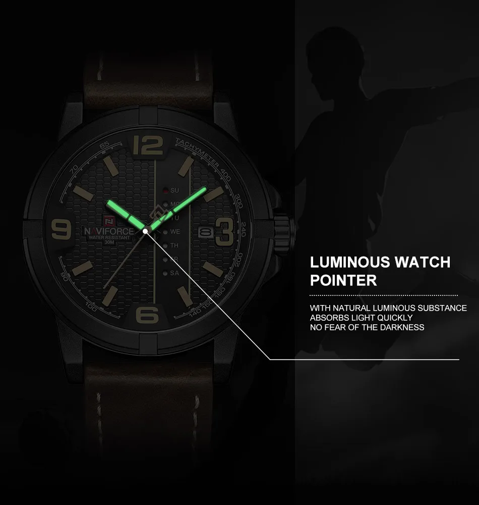 Топ бренд NAVIFORCE мужские наручные часы модные повседневные кварцевые часы мужские спортивные водонепроницаемые Роскошные часы мужские Relogio Masculino