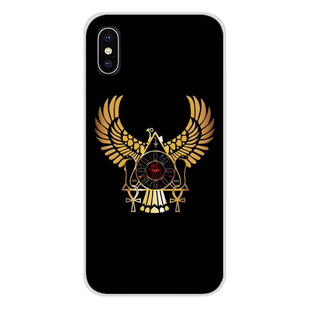 Силиконовый чехол для телефона Apple iPhone X XR XS 11Pro MAX 4S 5S 5C SE 6S 7 8 Plus ipod touch 5 6 Egypt Nefertiti Anubis Anh