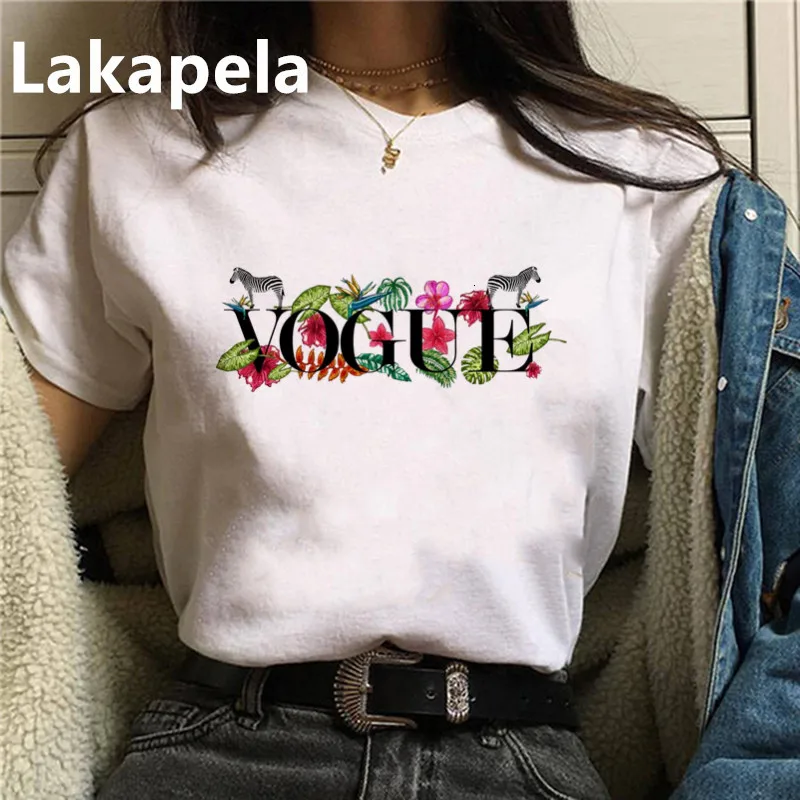 Летняя женская футболка Vogue с бабочками и графикой модные футболки коротким