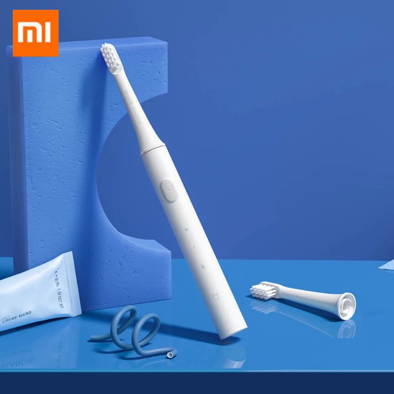 Зубная щетка Xiaomi звуковая электрическая водонепроницаемая перезаряжаемая от USB
