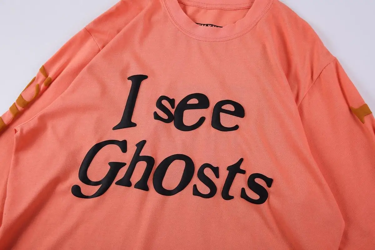 19SS CPFM. XYZ w. W. C. D футболки для мужчин и женщин с длинными рукавами i see ghosts Топ тройник 1:1 высокое качество cpfm хип хоп Уличная футболка cpfm