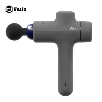 

MUJE M2S Massage Gun Portable Deep Tissue Electric Super Quiet Body Massager for Sore Muscle and Stiffness, Gray