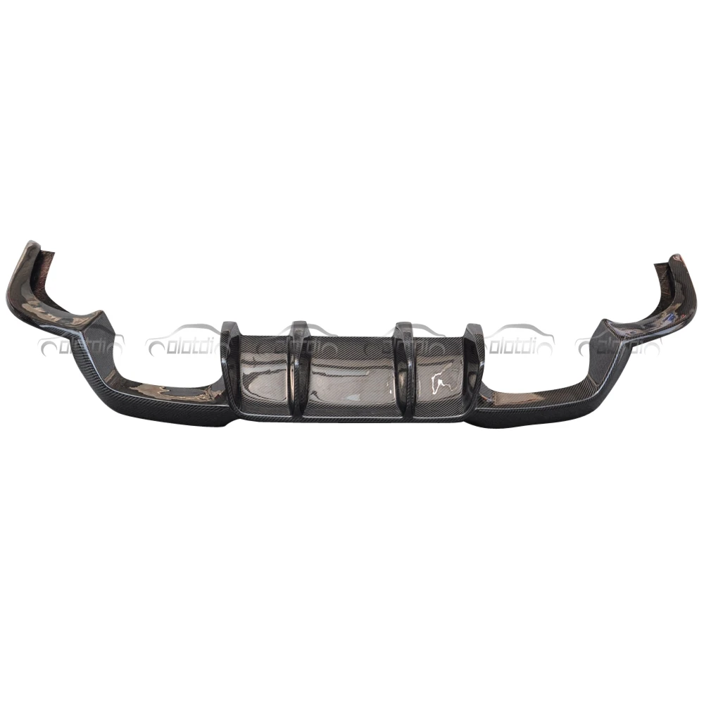 OLOTDI Тюнинг автомобиля Настоящее углеродное волокно задняя губа бампер спойлер