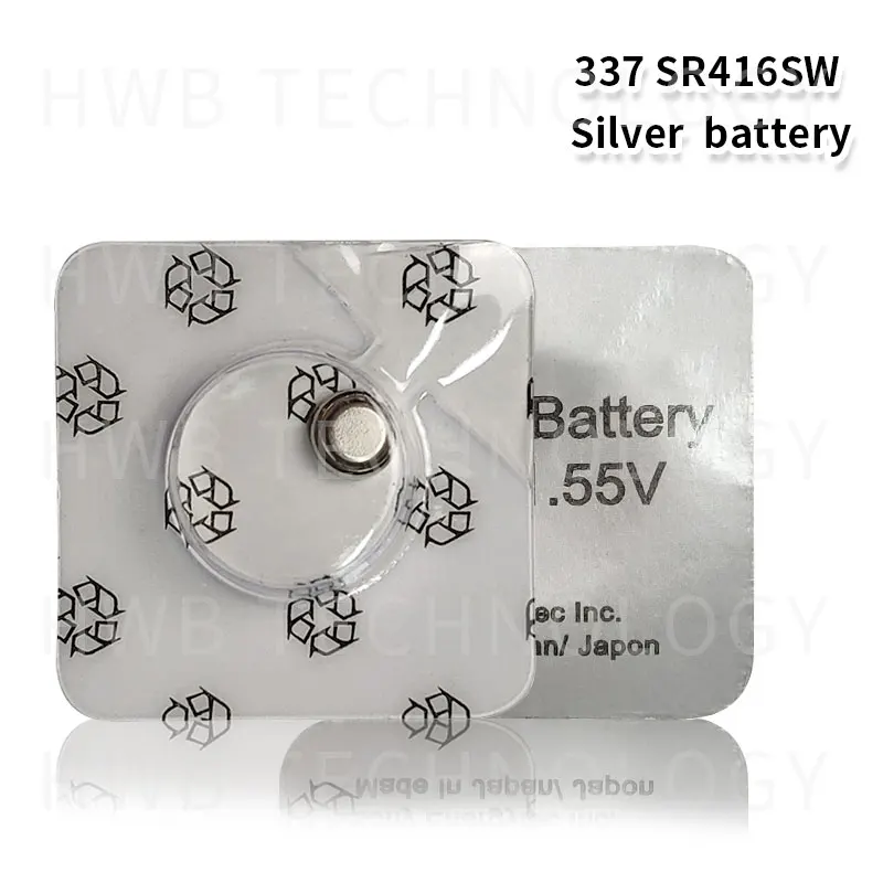 10 шт./лот оригинальные новые часы батарея 337 SR416SW серебро 1,55 V аккумулятор таблеточного типа для часы swatch светодиодный наушники