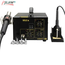 Высокое качество 270 Вт 952A SMD паяльная станция демонтажная станция горячего воздуха пистолет Тепловая пушка Электрический Утюг 220 В паяльная станция