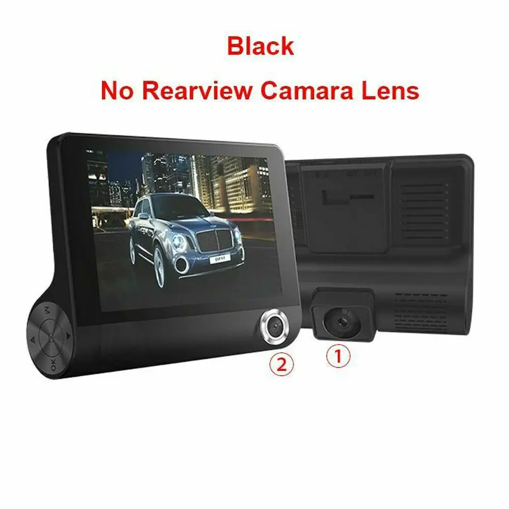 Knight Car DVR 3 Cameras Lens 4.0 Inch Dash Camera Dual Lens With Rearview Camera Video Recorder Au
