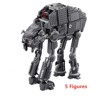 

lepining 05130 10908 Star Wars Series First Order Heavy Assault Walker Building Block Bricks 75189 Starwars Toys for Children