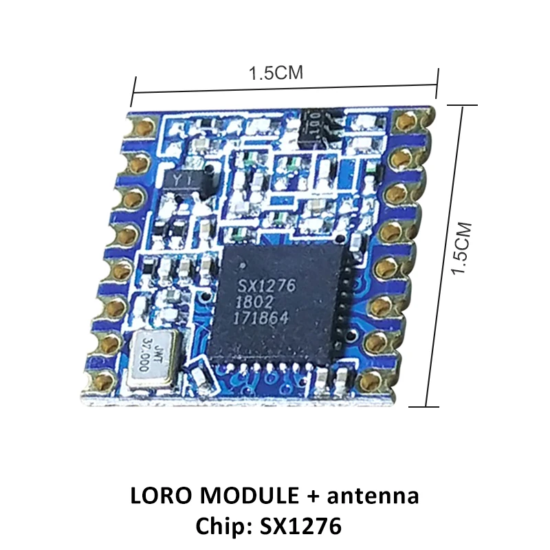 2p 868 МГц Супер низкая мощность RF LoRa модуль SX1276 чип дальней связи приемник и передатчик SPI IOT с антенной