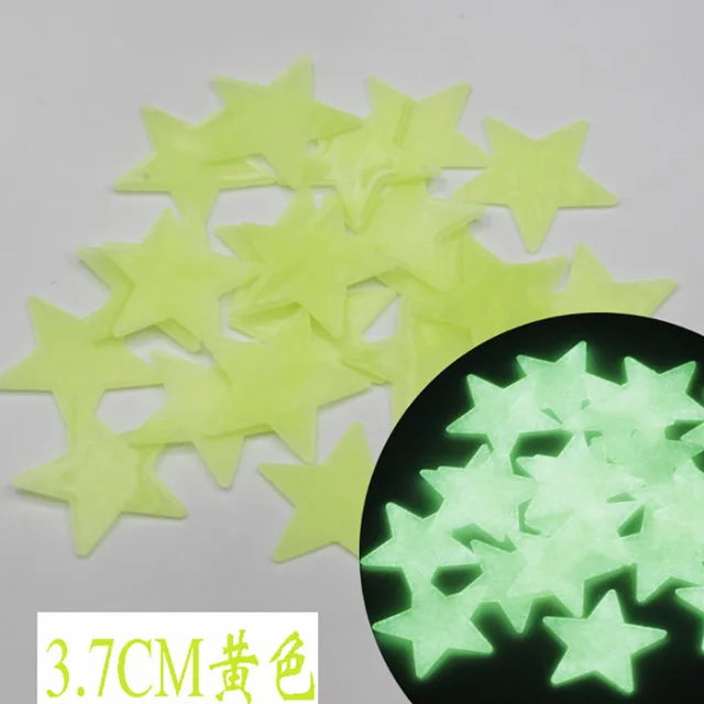 1 SET Night Luminous Stars Stickers Funny Toys for Kids Bedroom Decor Christmas Birthday Gift Glow in the Dark Toys 3