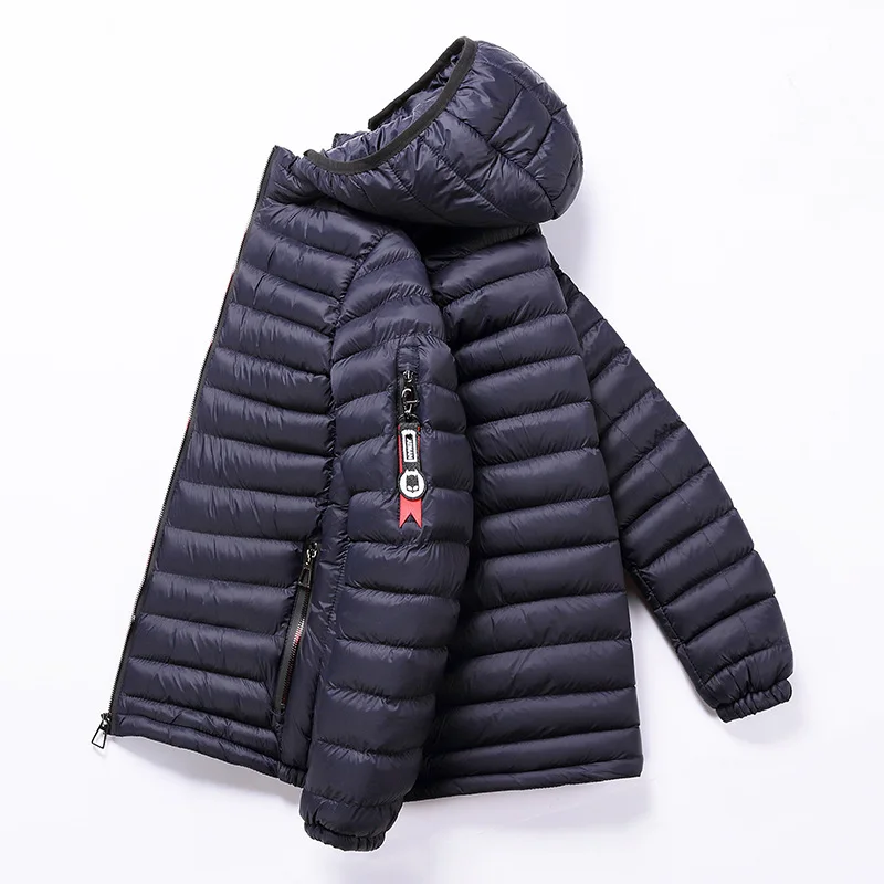 

Male Parka Winter Men Comfortable Parkas Jacket Coat Men's Personality Solid Color Portable Headset Parkas