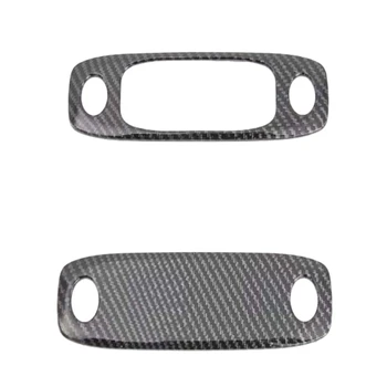 

Car Front and Rear Reading Lights Frame Carbon Fiber Interior Decorative Stickers for Tesla Model 3 2017-2020