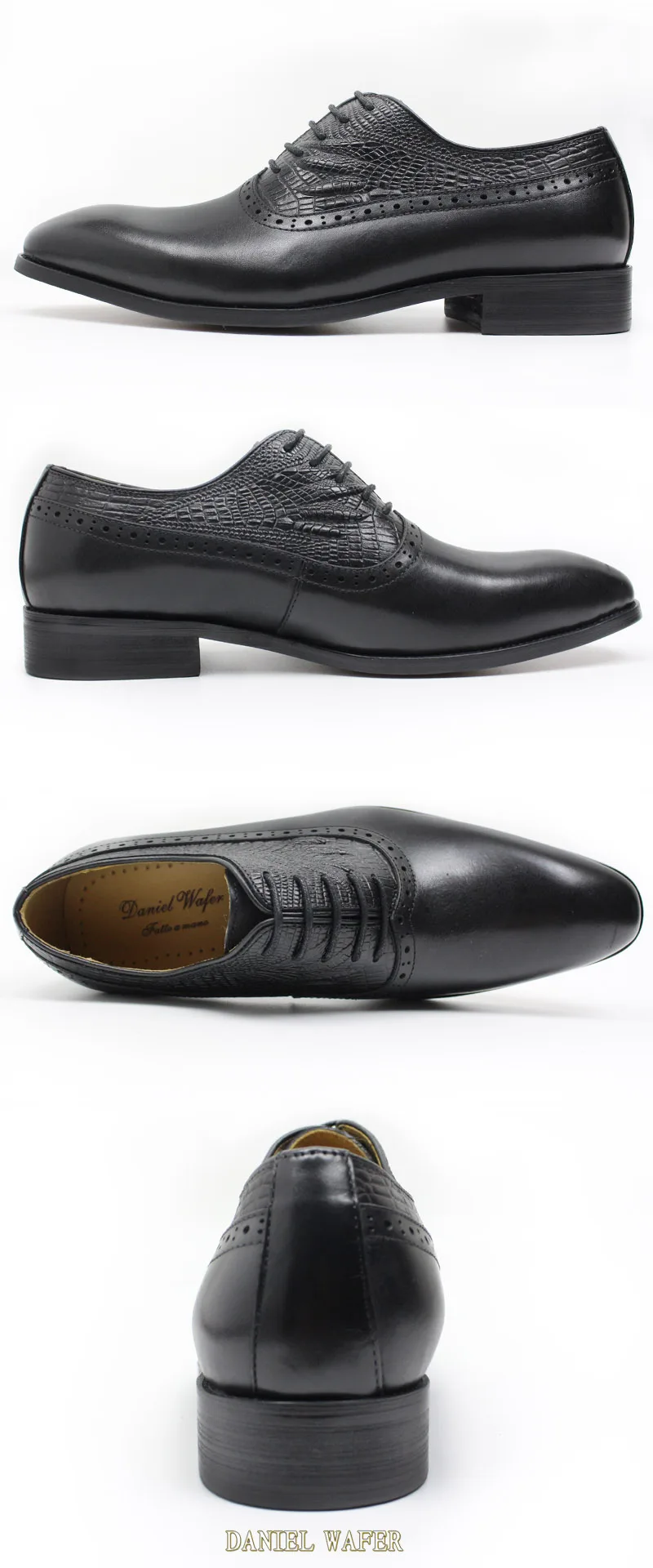 Мужская кожаная обувь с принтом крокодиловой кожи; Мужская офисная обувь; классический стиль; цвет кофе, черный; обувь с острым носком на шнуровке; мужские оксфорды
