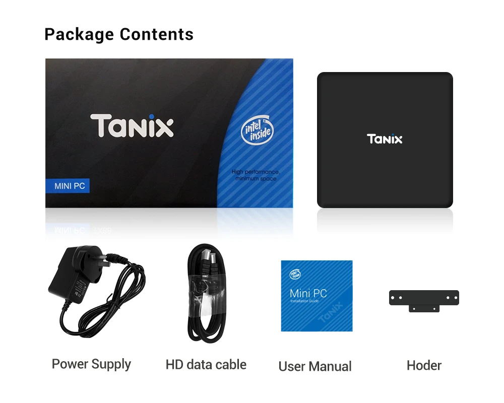 LEMADO TX85 Мини ПК ТВ коробка Windows 10 Intel Atom X5-Z8350 4G 64G поддержка 3D 4K YouTube 2,4G& 5G wifi Смарт ТВ коробка