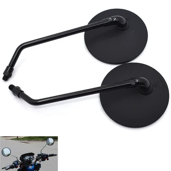 

Universal Motorcycle 10mm Round Mirror Motorcycle Rearview Mirror For Yamaha FZ1 FAZER FZ6 FZ6R FZ8 XJ6 MT-07 MT-09 FZ9 FZ-09