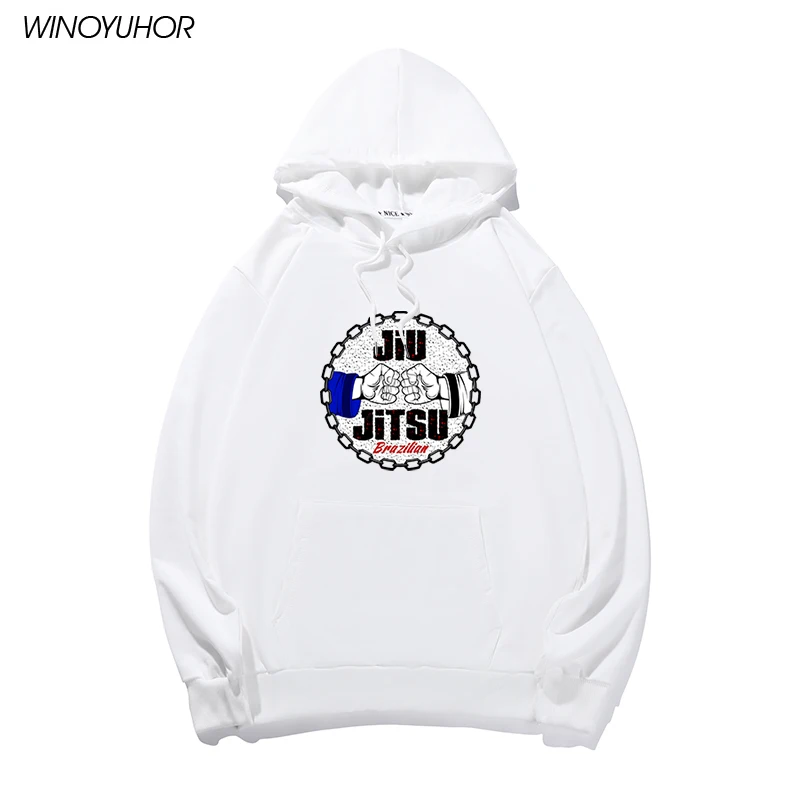 

Brazilian Jiu Jitsu Hoodies Men Autumn Casual Long Sleeve Sweatshirts Martia Arts Sportswears Women Clothing Oversize