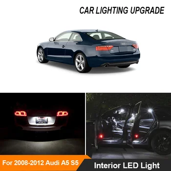 

17pcs Canbus No Error Car White LED Light Bulbs Interior Package Kit For 2008-2012 Audi A5 S5 Map Dome License Plate Light Lamp