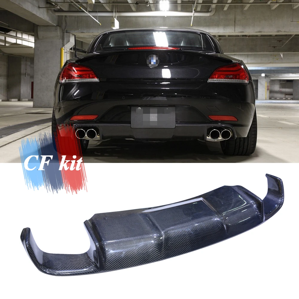 CF Kit Carbon Fiber Rear Bumper Lip For BMW Z4 E89 Rear Diffuser Car