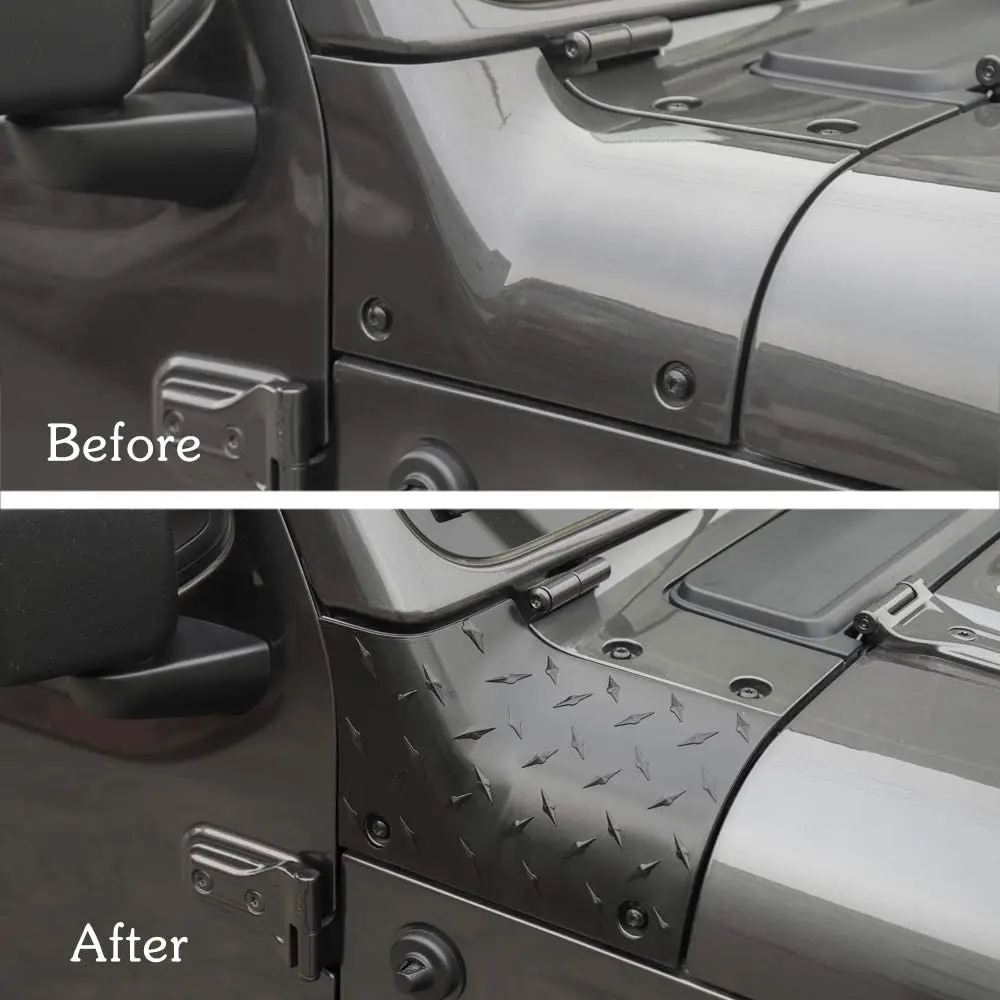 Car Engine Hood Cover Car Hood Cowling Cover Car Cowl Body Armor Outer Engine Hood Cowling Cover Guards For Jeep Wrangler JL JLU Sport Sahara Rubicon Gladiator JT