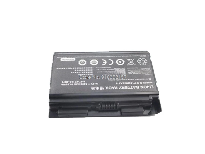 Аккумулятор для ноутбука CLEVO X510S X511 P150EM P151 P151HM1 новый 14 8 в 5200 мАч 6-87-X510S-4D73 |