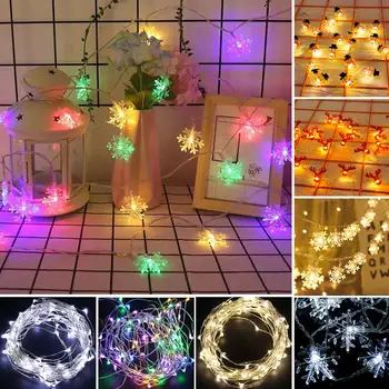 

Christmas String Lights Merry Christmas Decoration For Home 2020 Christmas Ornaments Navidad Noel Xmas Gifts Happy New Year 2021