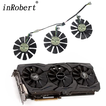 

New 87MM T129215SU DC 12V 0.50AMP 4Pin 4 Wire Cooling Fan For ASUS GTX980Ti R9 390X 390 GTX1070 Graphics Card Fans