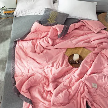 

Solid Color Warm Blanket Luxury Thick Blankets for Beds Fleece Blankets and Throws Winter Adult Bed Cover Summer Quilt