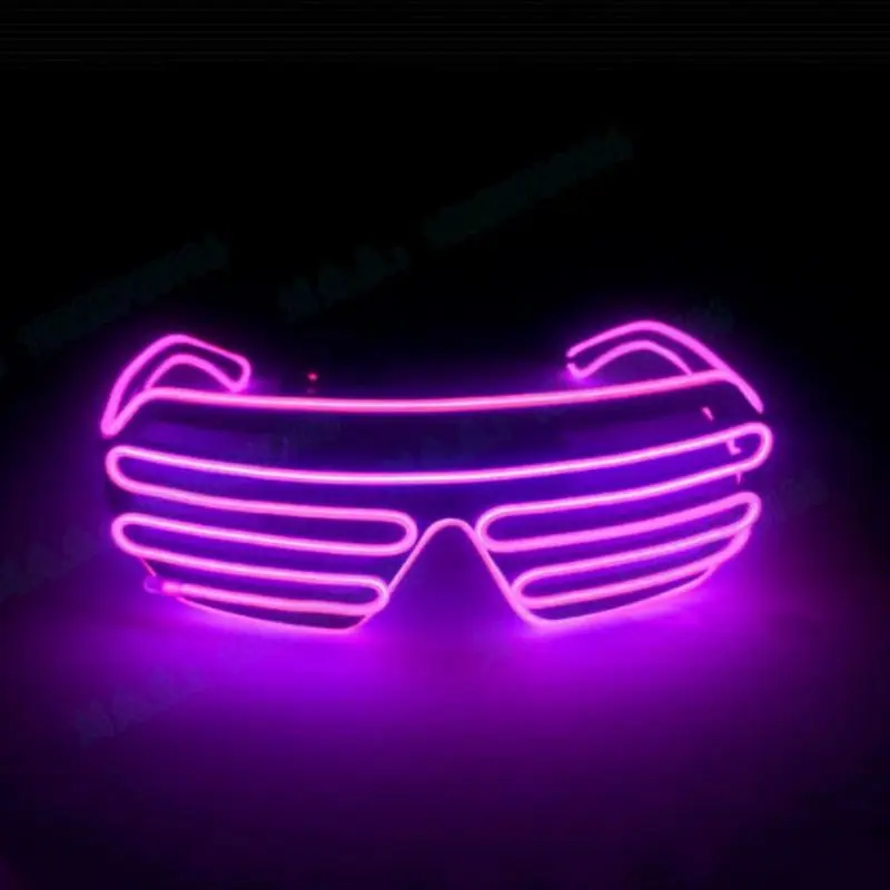 Светодиодный провод вверх очки со светодиодной мигалкой Rave Свадебная вечеринка Крытый Открытый ночные шоу деятельности рождественские украшения