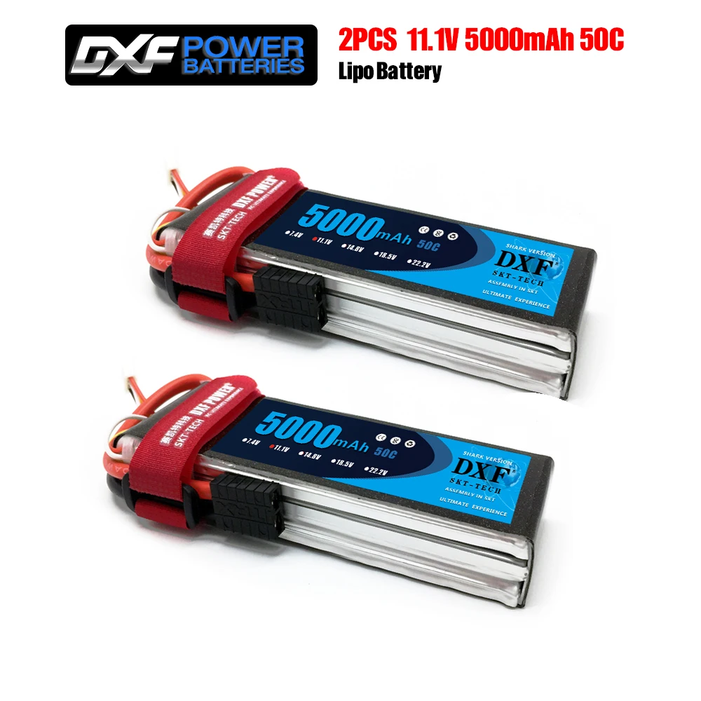 Lipo para rc 100c com Xt60 Potência Pces v 5000 Mah 50c Max Plug 3 s Bateria Helicópteros Avião Carro Drone Turck Dxf 2 11.1