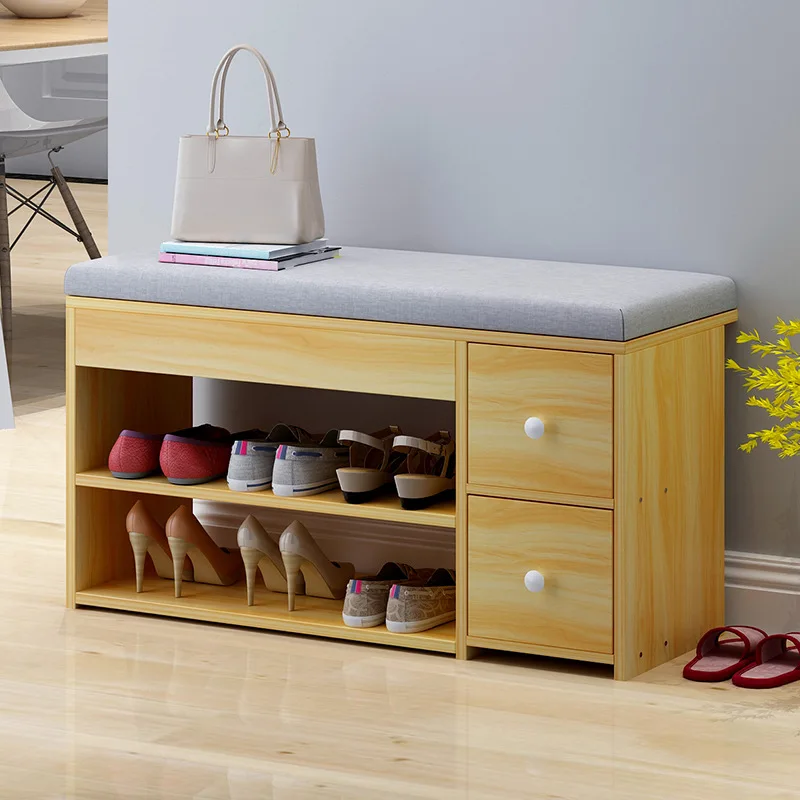 

Footstool Minimalist Modern Doorway Storage Chair Door Shoe Multi-functional Northern European-Style Creative Storage Stool Sofa