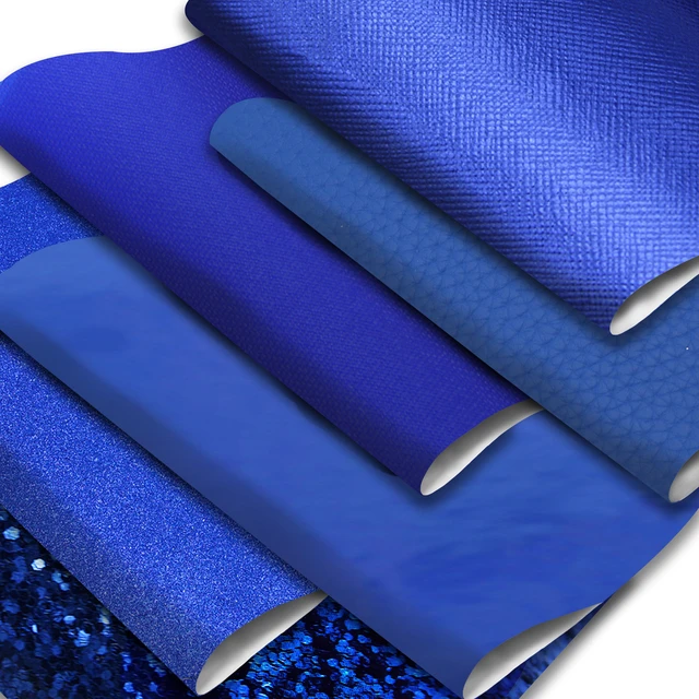 NAVY BLUE Glitter Fabric,Crocodile Faux Fabric, Metallic Synthetic Leather  Fabric Sheets For Bow A4 21x29CM Twinkling Ming XM772