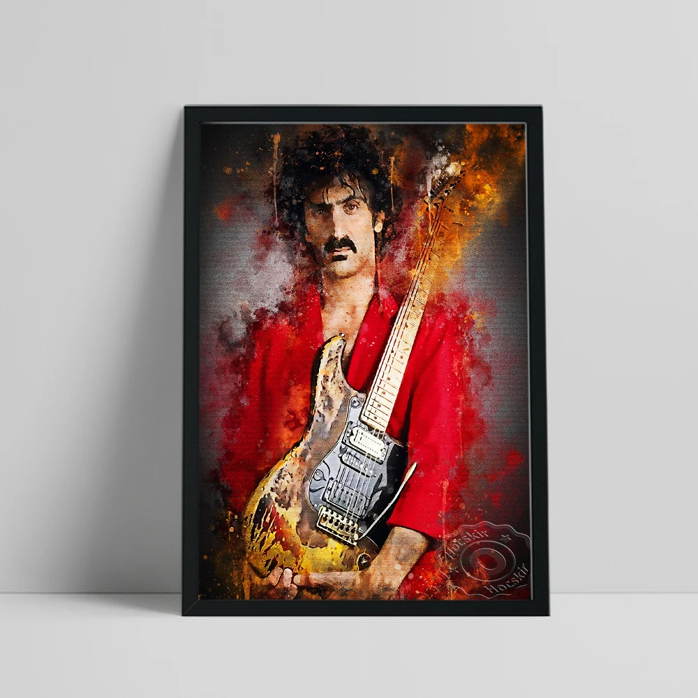 Poster Di Frank Zappa, Immagine Della Parete Del Chitarrista Rock Zappa Innovate, Stampe Di Chitarrista Zappa Della Band Delle Madri Dell'Invenzione, 