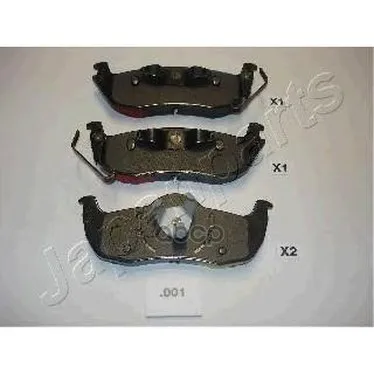 Колодки Тормозные Jeep Commander 3.0-5.8 05-/Grand Cherokee 2.7-5.7 00- Задние Japanparts Pp001af Japanparts арт. PP001AF