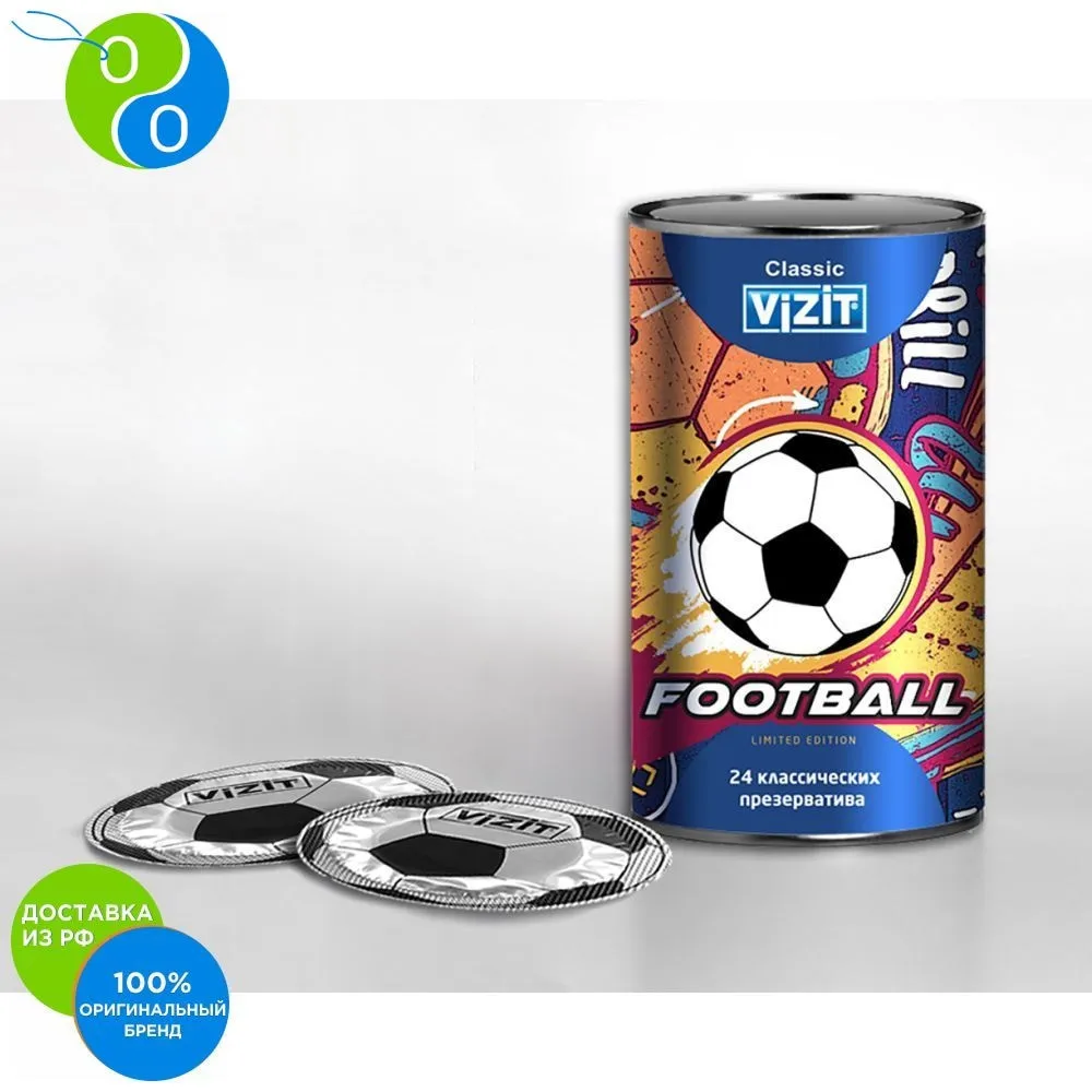 Презервативы VIZIT &quotFOOTBALL&quot 24 шт. (пр во CPR)|Презервативы| |