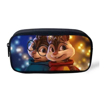 

Hot the chipmunks Pencil Bags For kids Children Girls Boys Storage Bag Women School Pencil Box Escolar Cosmetic Cases