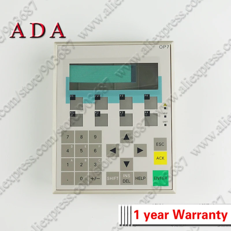 Front Cases and Back Covers for 6AV3 607-5BB00-0AE0 6AV3607-5BB00-0AE0 OP7 Plastic Case Cover Housing Shell+ Membrane Keyboard
