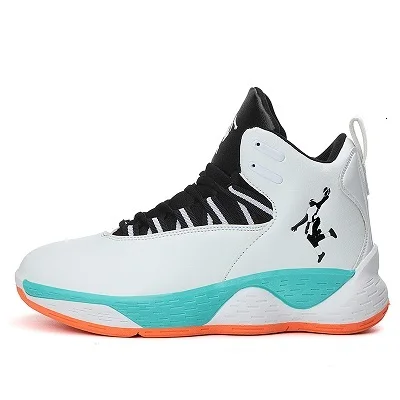 White Blue Мужские кроссовки Air Shock, Баскетбольная обувь, теннисные ботинки, мужские баскетбольные кроссовки Jordan Sports Zapatillas Basquetball Hombre Jordan, обувь - Цвет: White Blue
