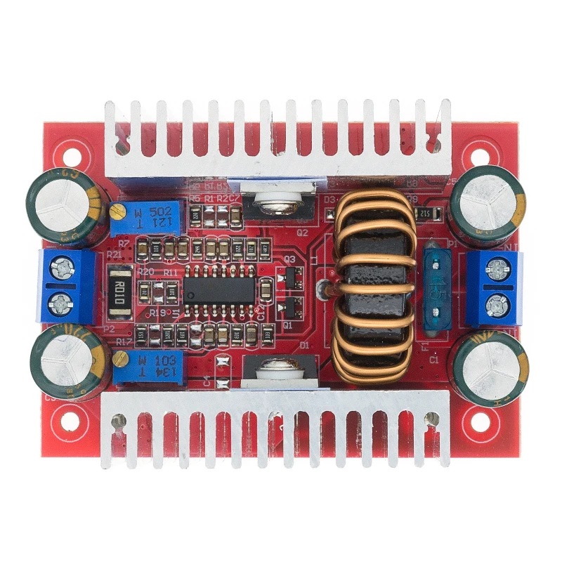 

DC 400W 15A Step-up Boost Converter Constant Current Power Supply LED Driver 8.5-50V to 10-60V Voltage Charger Step Up Module