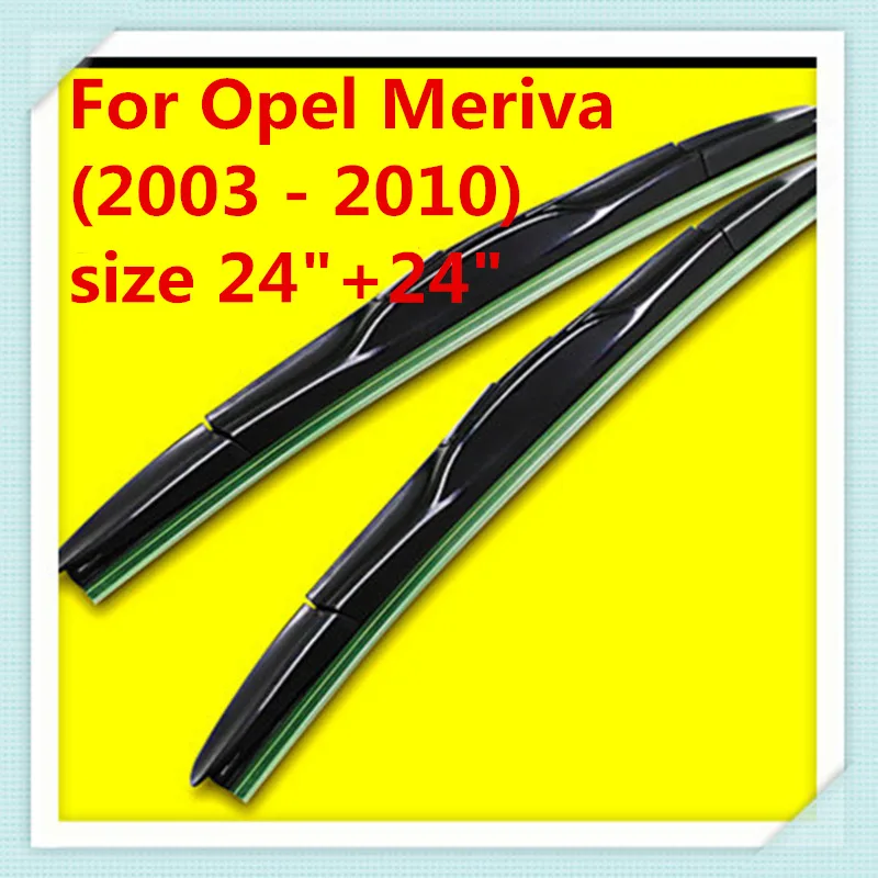 Wiper Blade For Opel Meriva (2003 2010),size 24"+24"windscreen wiper