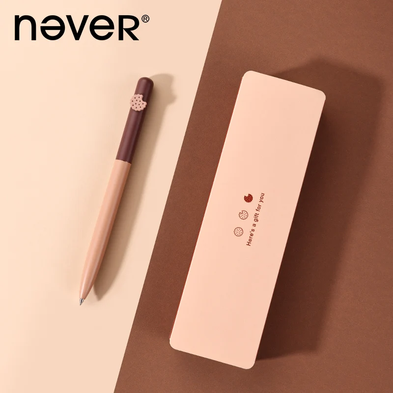 

Never Cute Metal Gel Pen with Refills for Xiaomi Metal Sign Pens 0.5MM Premec Swiss Ink Pучка Caneta Business School Stationery