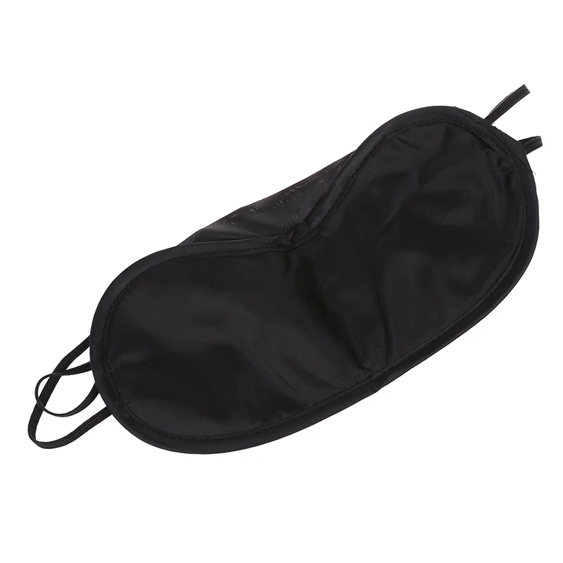 IG-2 x Travel Built-in Sponge Black Elastic Strap Sleeping Mask Eye Shade