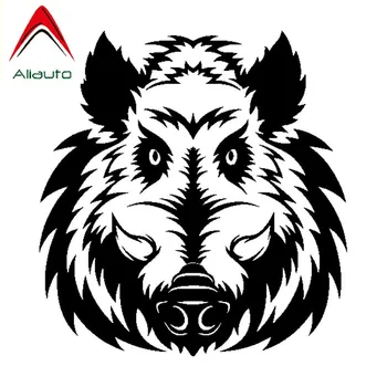

Aliauto Cartoon Car Sticker Ferocious Wild Boar Decorative Waterproof Vinyl Decal for Infiniti Peugeot Kia Rio Opel,19cm*18cm