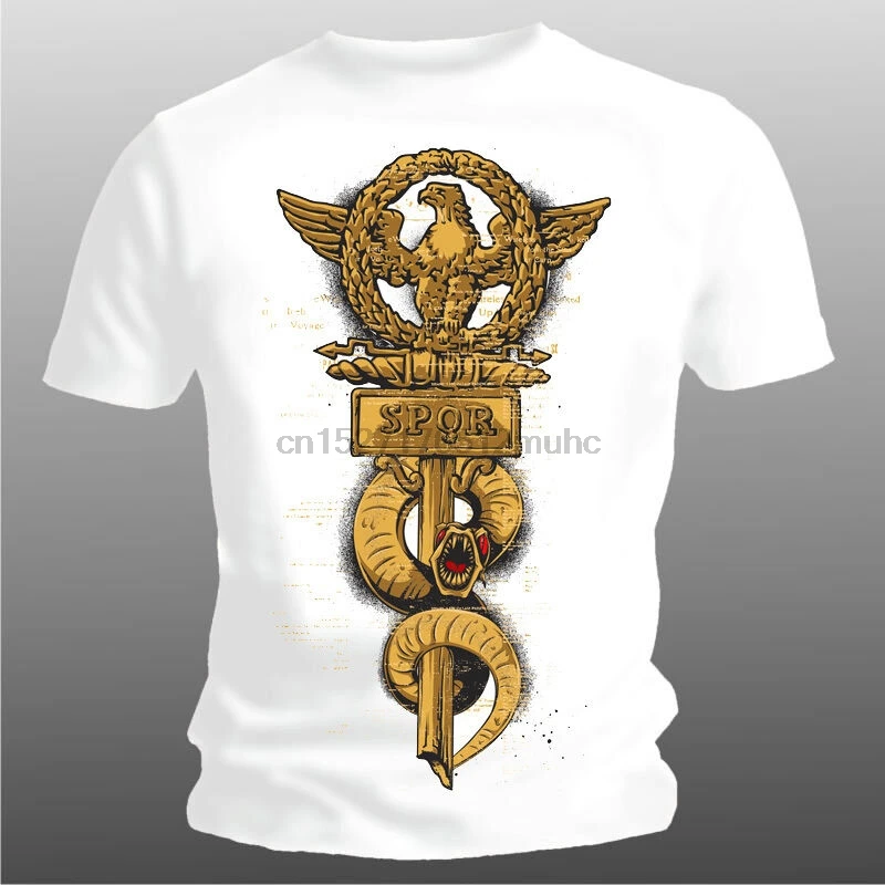 CAMISETA футболка SPQR estandarA SENATUS POPULUSQUE novusa (Disenado DE | Мужская одежда